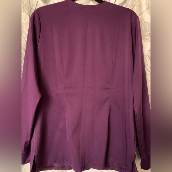 Scrub HH Works by Healing Hands Megan Women's 4-Pocket STRETCH Round Nec… - Picture 5 of 11